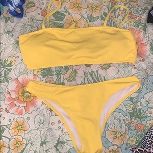 yellow bikini set